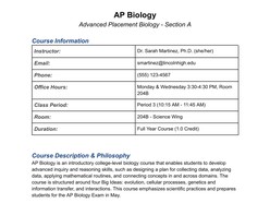 Modern High School Syllabus - Thumbnail