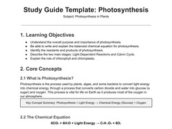 Study Guide Template - Thumbnail