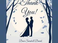 Aesthetic Wedding Thank You Card Template - Thumbnail