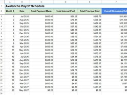 Debt Avalanche Planner - Thumbnail