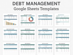 Icon for Free Debt Management Google Sheets Templates: Pay Off Debt Faster