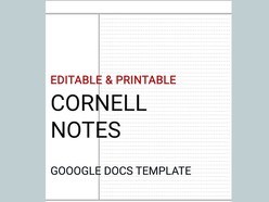Icon for Free Cornell Notes Templates - Google Docs Format