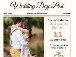 Icon for Free Wedding Newspaper Google Docs Templates